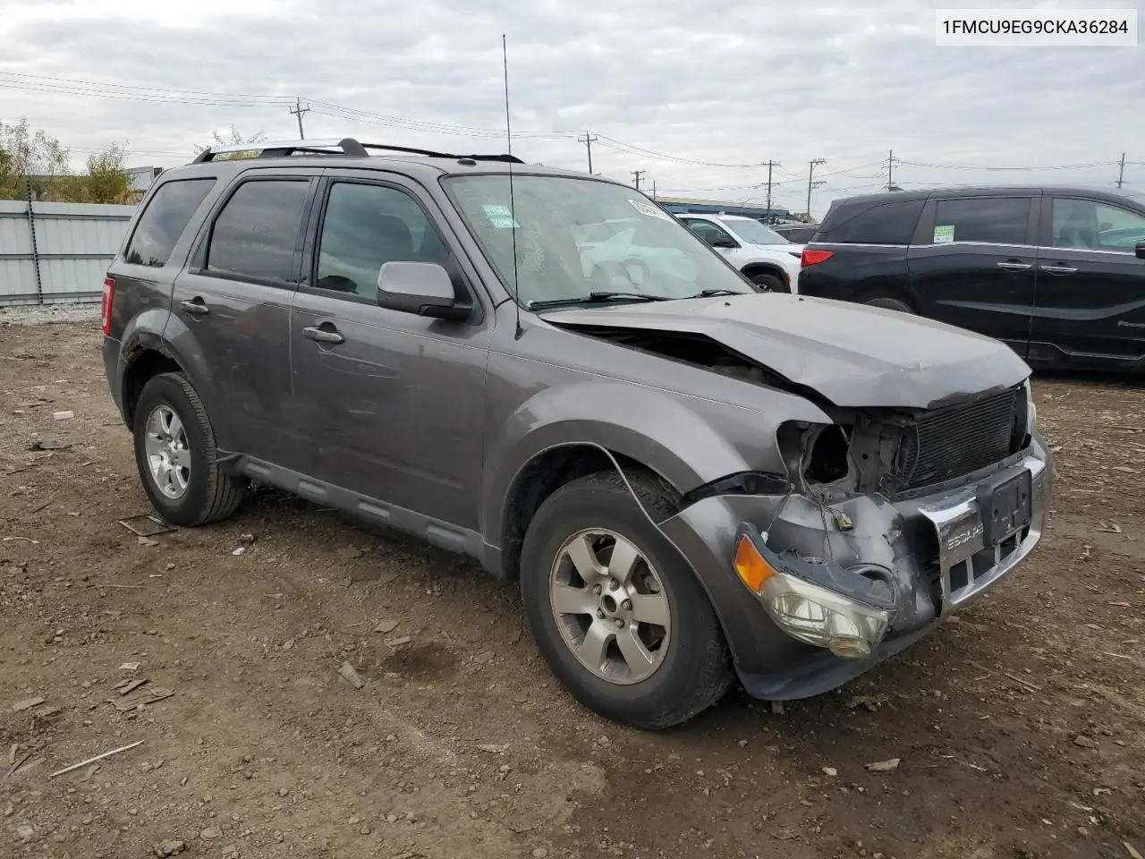 1FMCU9EG9CKA36284 2012 Ford Escape Limited