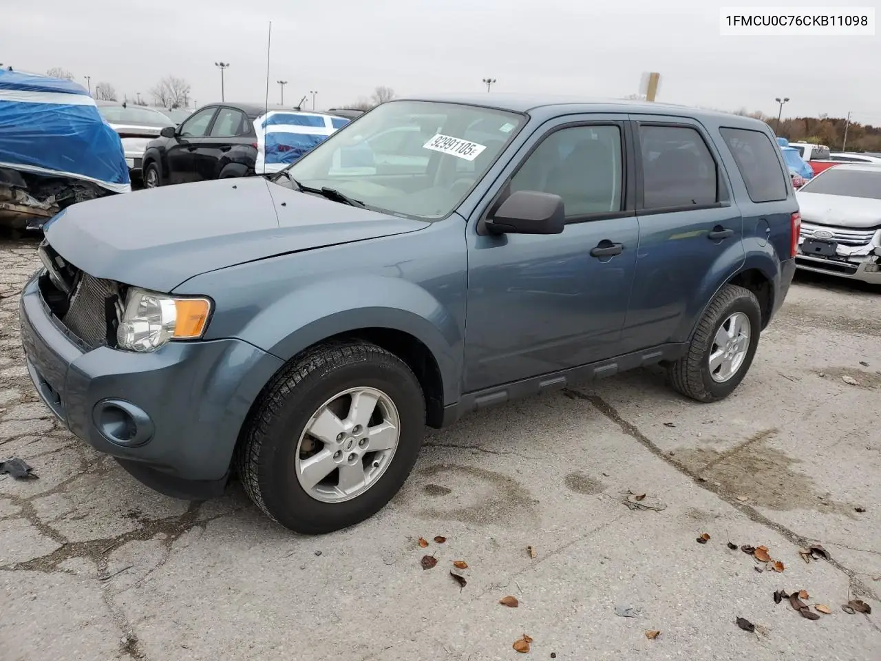 1FMCU0C76CKB11098 2012 Ford Escape Xls