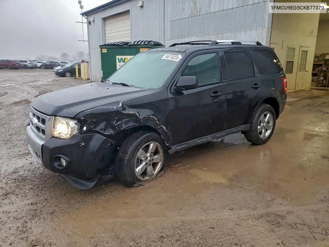 1FMCU9EG5CKB77370 2012 Ford Escape Limited