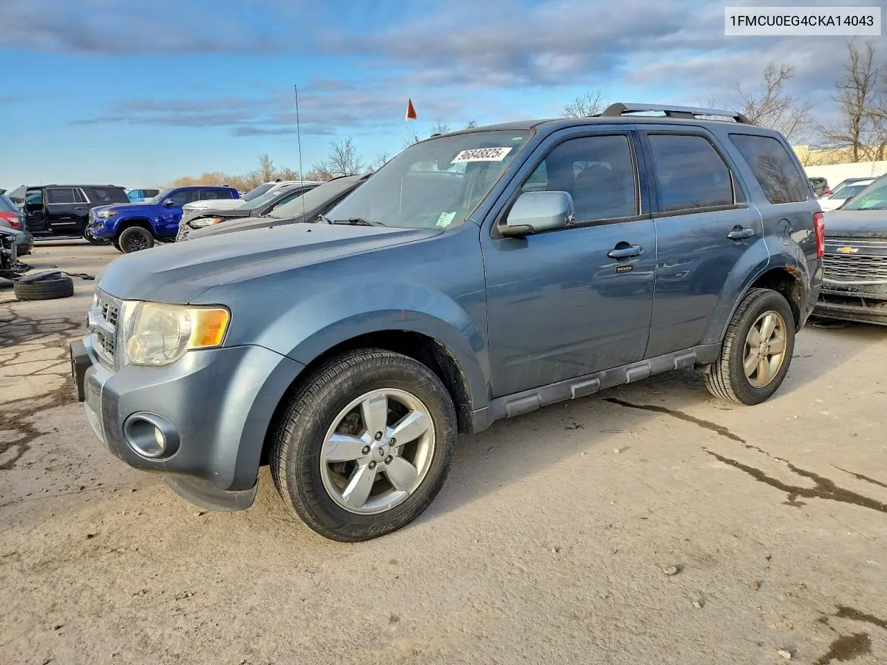 1FMCU0EG4CKA14043 2012 Ford Escape Limited