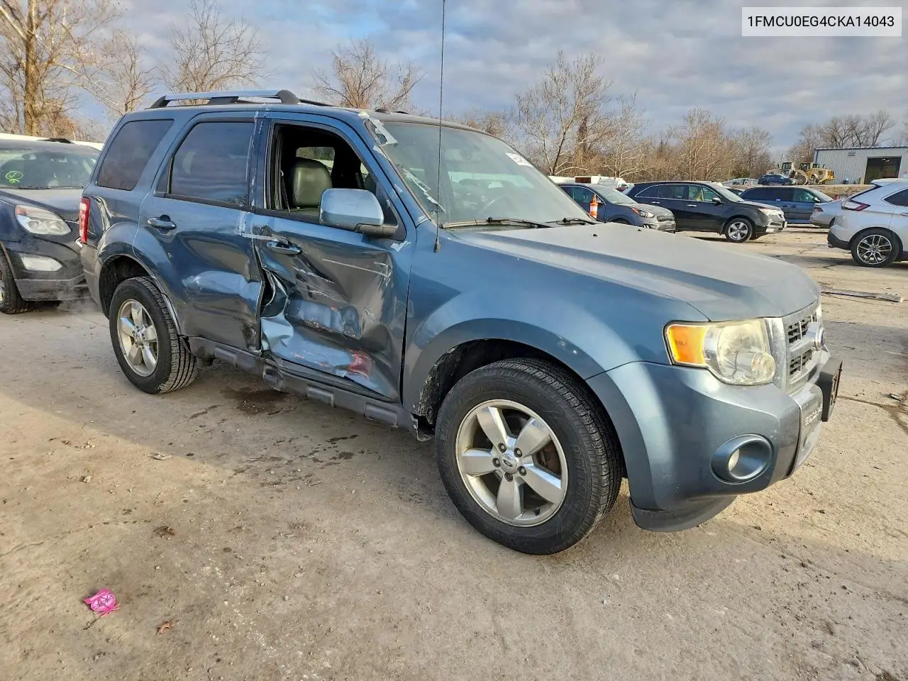 1FMCU0EG4CKA14043 2012 Ford Escape Limited