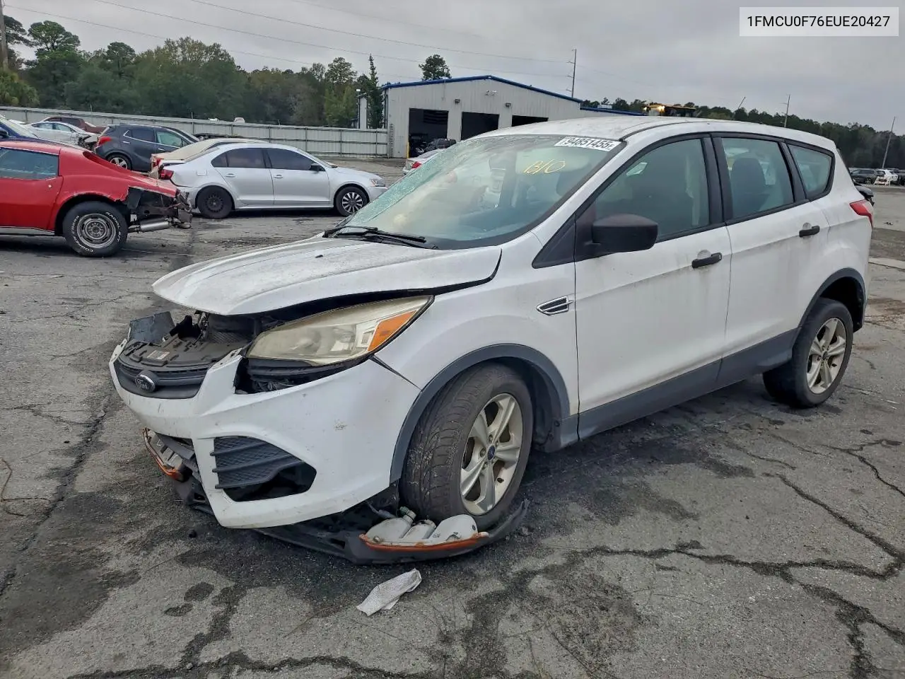 1FMCU0F76EUE20427 2014 Ford Escape S