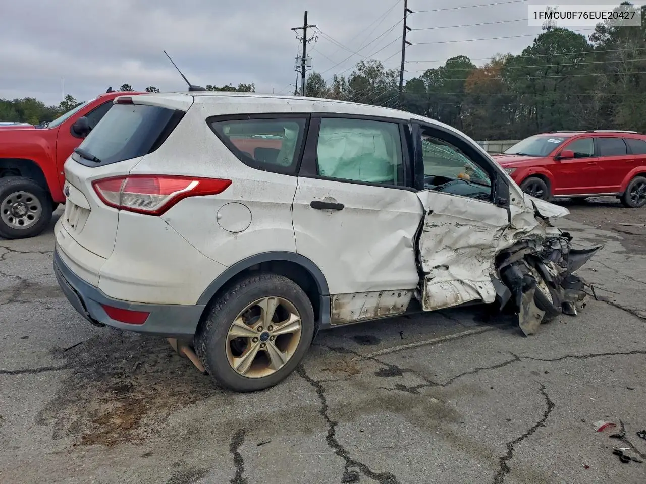 1FMCU0F76EUE20427 2014 Ford Escape S