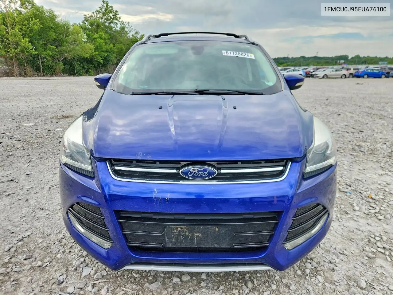 2014 Ford Escape Titanium VIN: 1FMCU0J95EUA76100 Lot: 61728826
