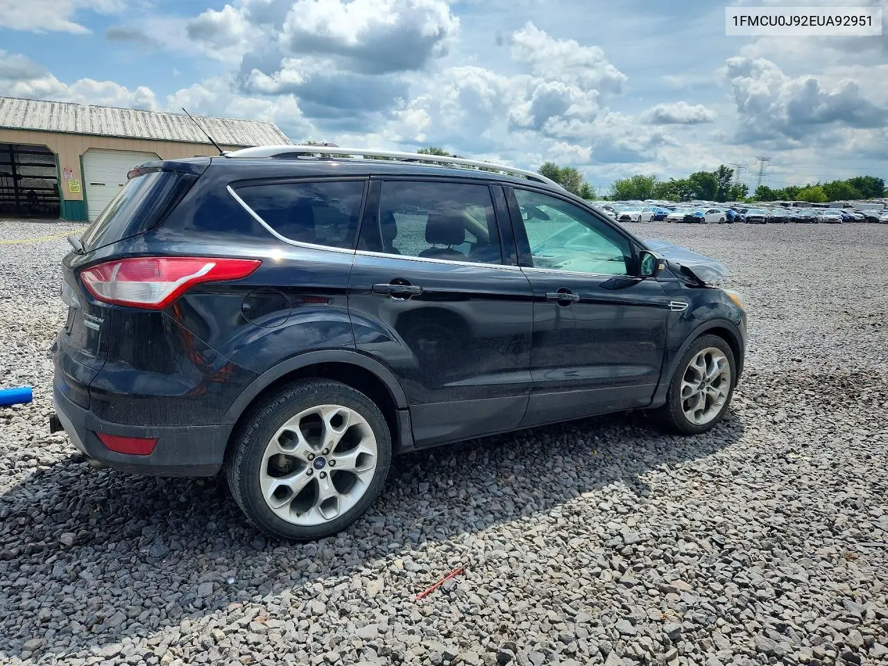 1FMCU0J92EUA92951 2014 Ford Escape Titanium