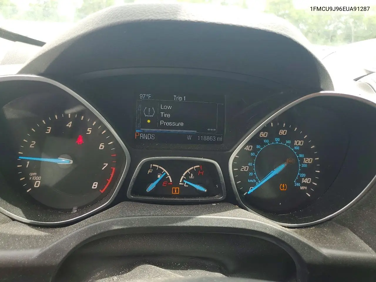 1FMCU9J96EUA91287 2014 Ford Escape Titanium