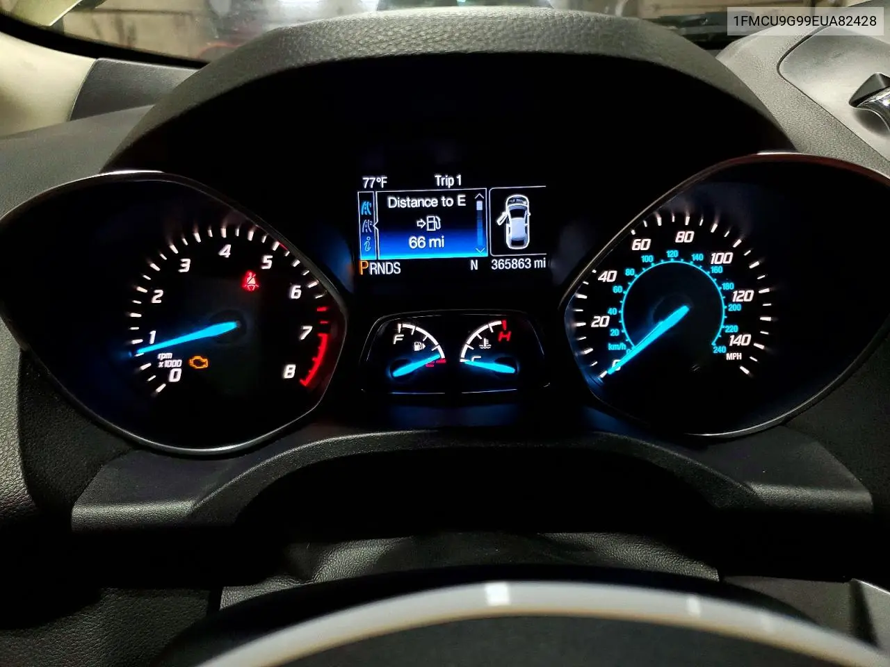 2014 Ford Escape Se VIN: 1FMCU9G99EUA82428 Lot: 62350066