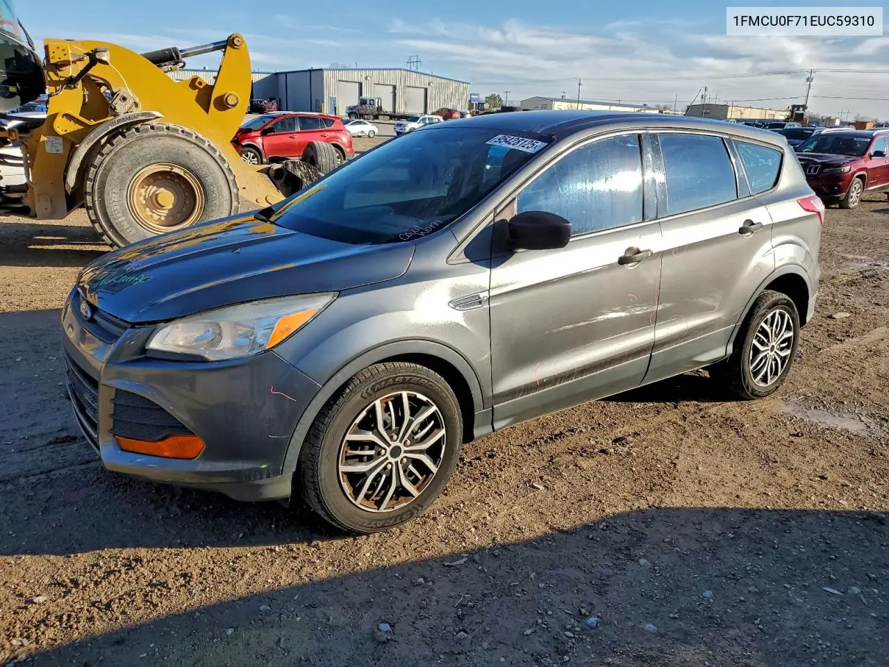 1FMCU0F71EUC59310 2014 Ford Escape S