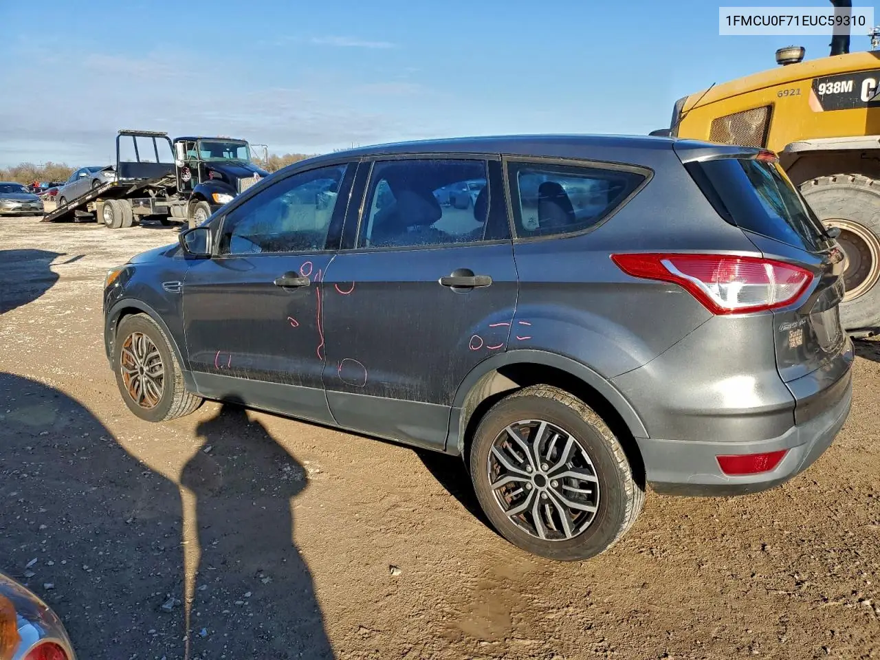 1FMCU0F71EUC59310 2014 Ford Escape S