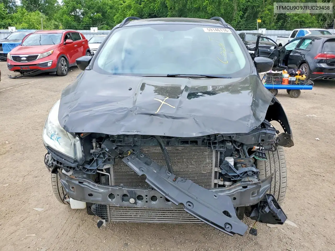 2015 Ford Escape Se VIN: 1FMCU9G97FUC29458 Lot: 59146116