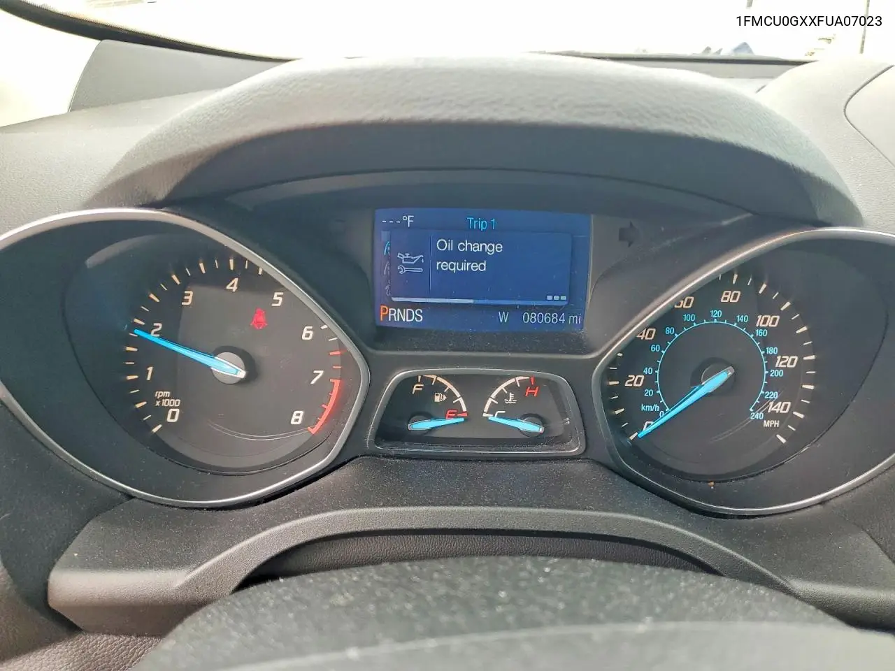 2015 Ford Escape Se VIN: 1FMCU0GXXFUA07023 Lot: 60846746