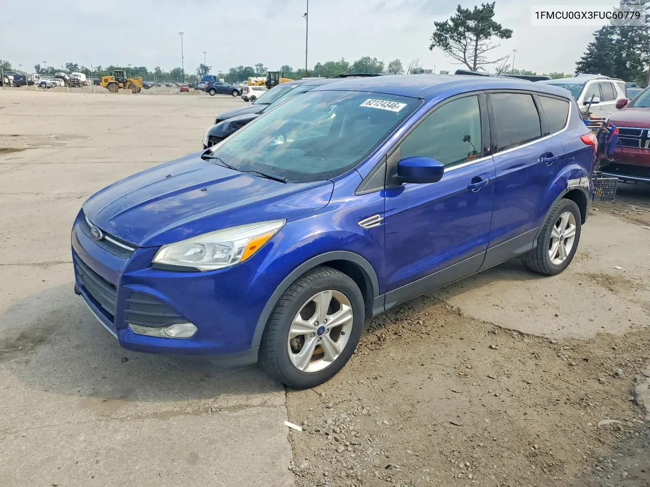 2015 Ford Escape Se VIN: 1FMCU0GX3FUC60779 Lot: 62124346