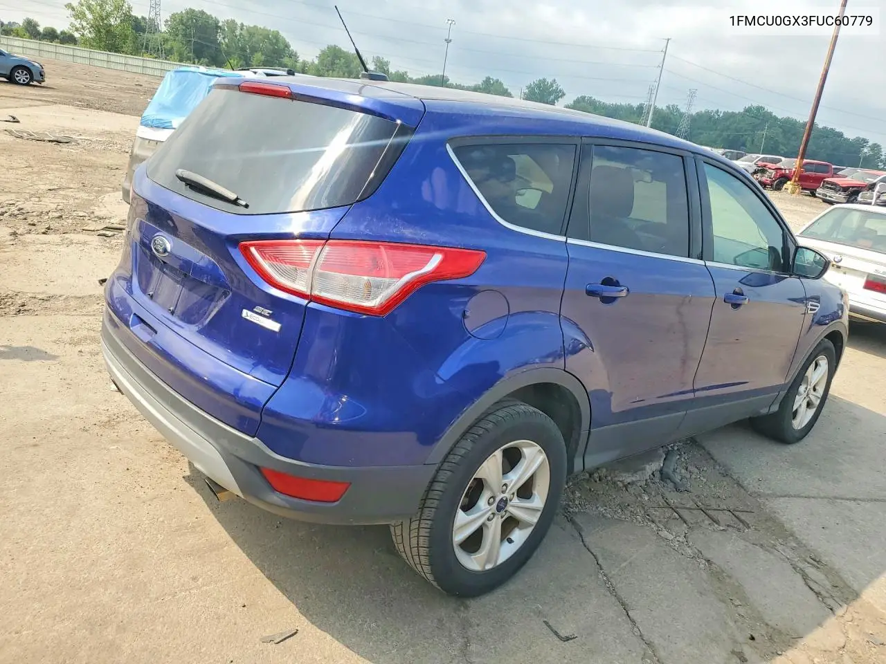 2015 Ford Escape Se VIN: 1FMCU0GX3FUC60779 Lot: 62124346