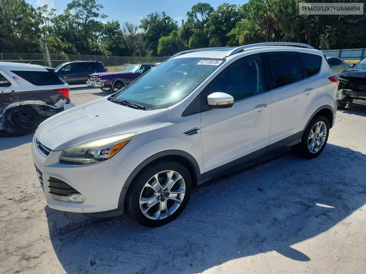 2015 Ford Escape Titanium VIN: 1FMCU0JX7FUA66894 Lot: 62128576