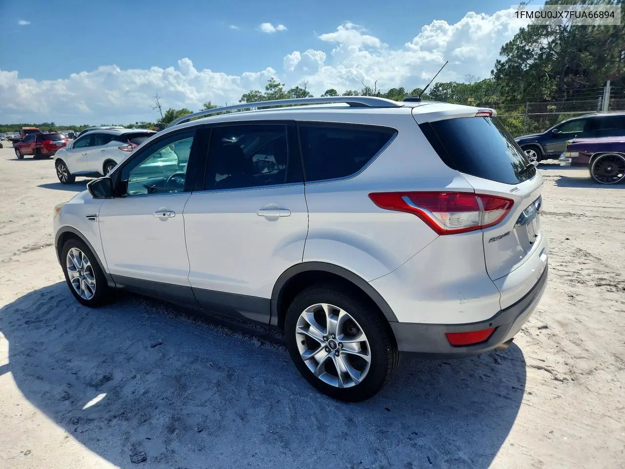 2015 Ford Escape Titanium VIN: 1FMCU0JX7FUA66894 Lot: 62128576