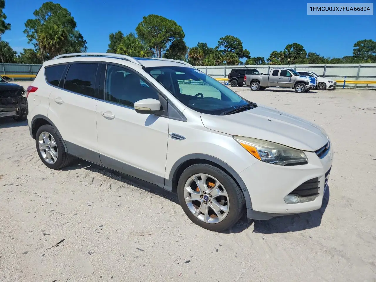 2015 Ford Escape Titanium VIN: 1FMCU0JX7FUA66894 Lot: 62128576