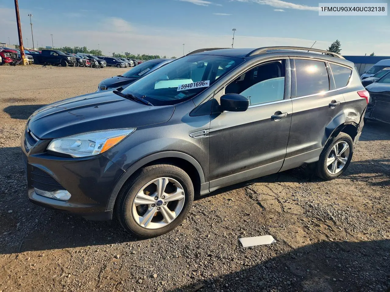 2016 Ford Escape Se VIN: 1FMCU9GX4GUC32138 Lot: 59401696