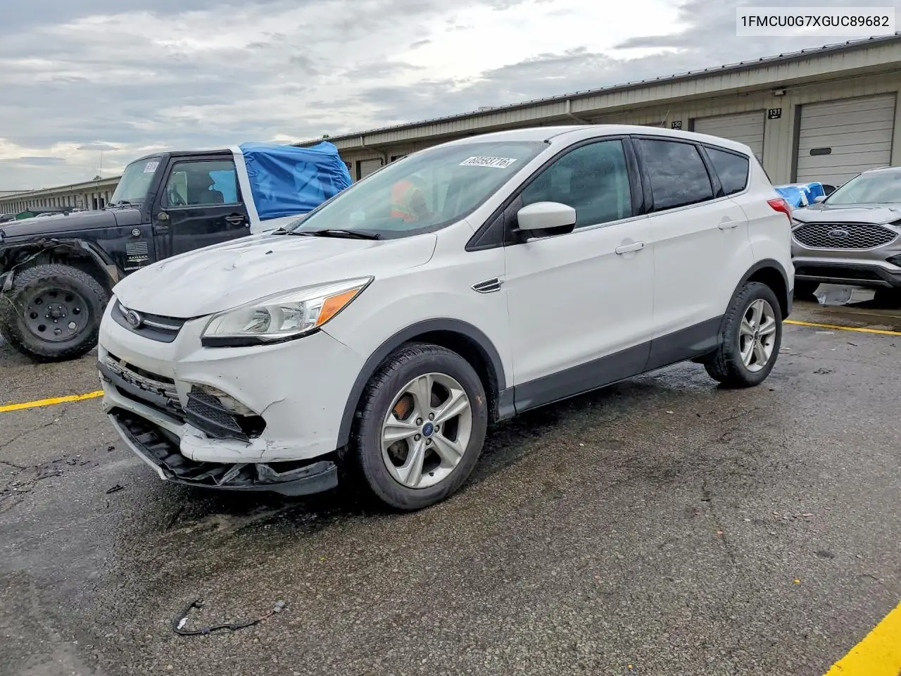 2016 Ford Escape Se VIN: 1FMCU0G7XGUC89682 Lot: 60593716