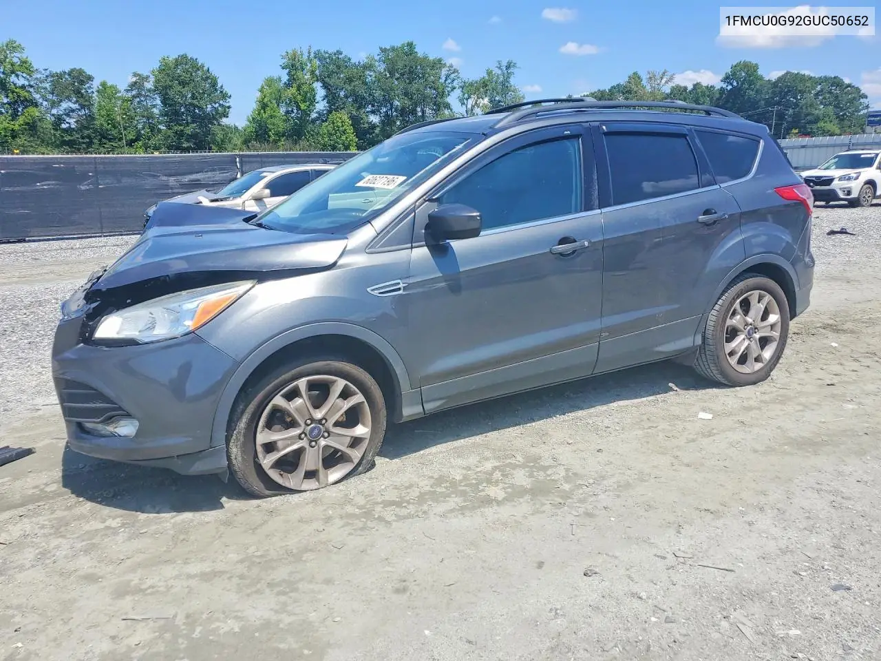 2016 Ford Escape Se VIN: 1FMCU0G92GUC50652 Lot: 60627196