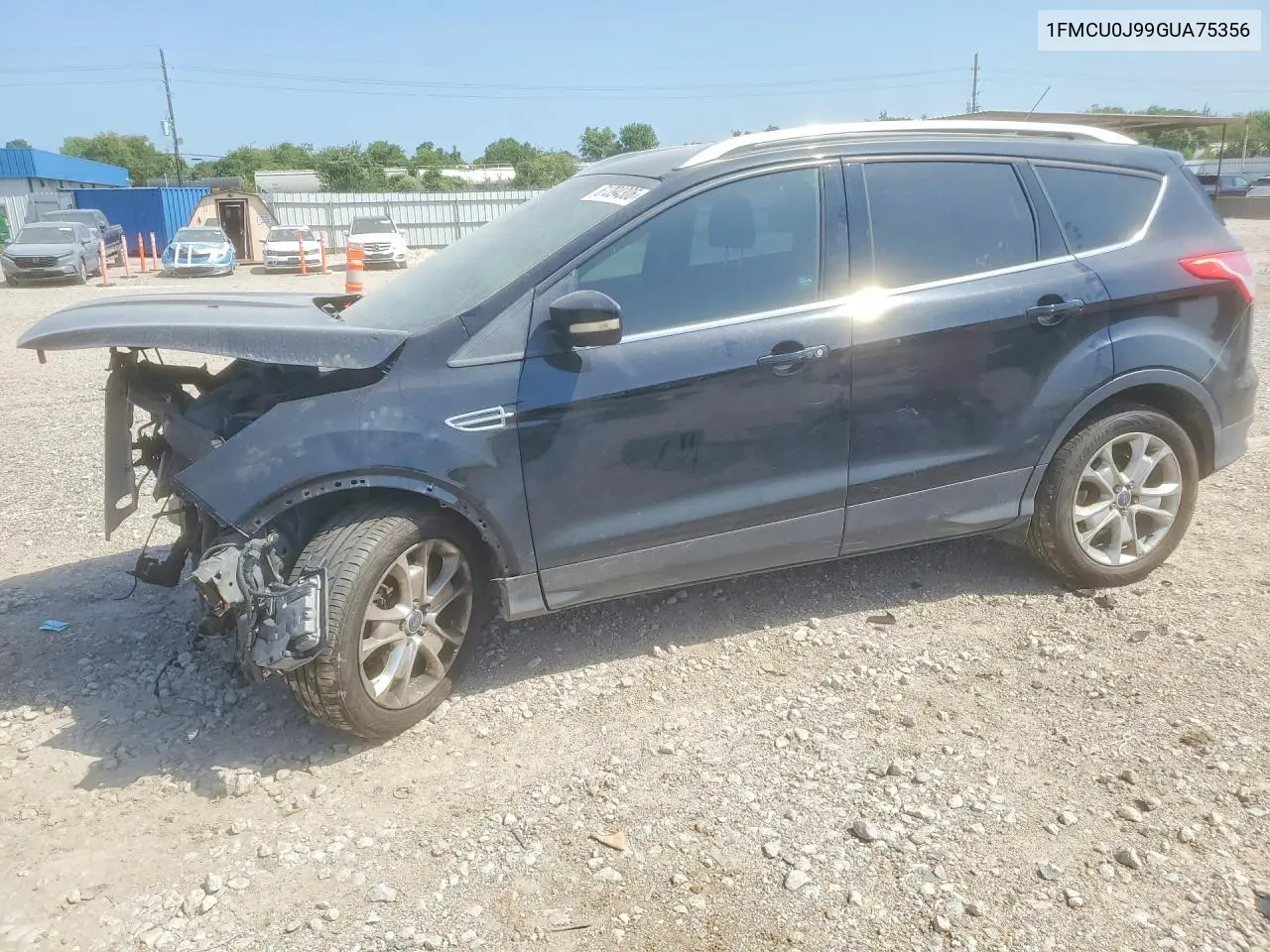 2016 Ford Escape Titanium VIN: 1FMCU0J99GUA75356 Lot: 61394306