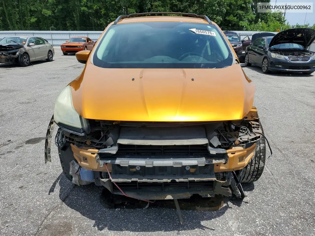 2016 Ford Escape Se VIN: 1FMCU9GX5GUC00962 Lot: 61860576