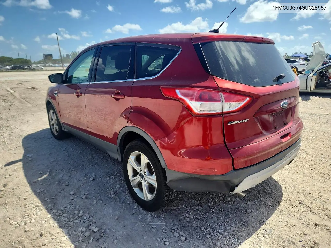 2016 Ford Escape Se VIN: 1FMCU0G74GUC28957 Lot: 62017946