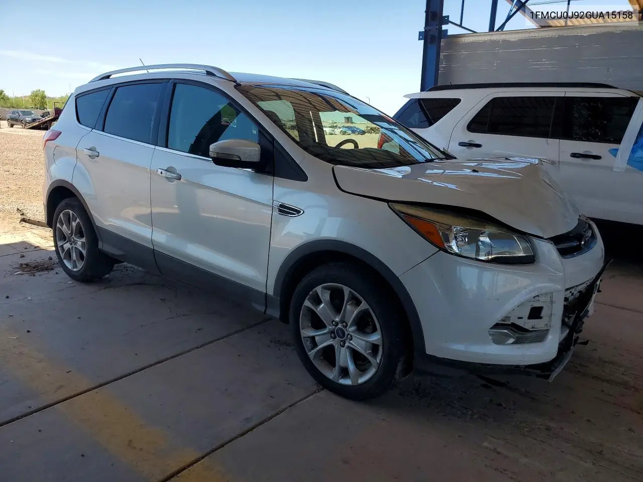 2016 Ford Escape Titanium VIN: 1FMCU0J92GUA15158 Lot: 62114026