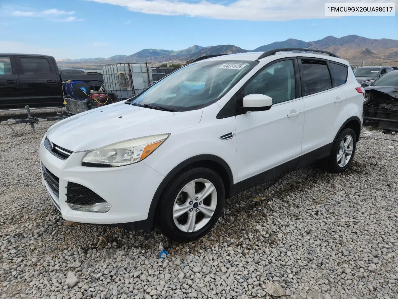 1FMCU9GX2GUA98617 2016 Ford Escape Se