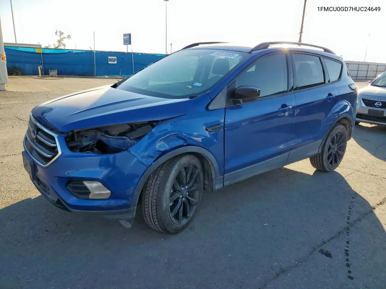 1FMCU0GD7HUC24649 2017 Ford Escape Se