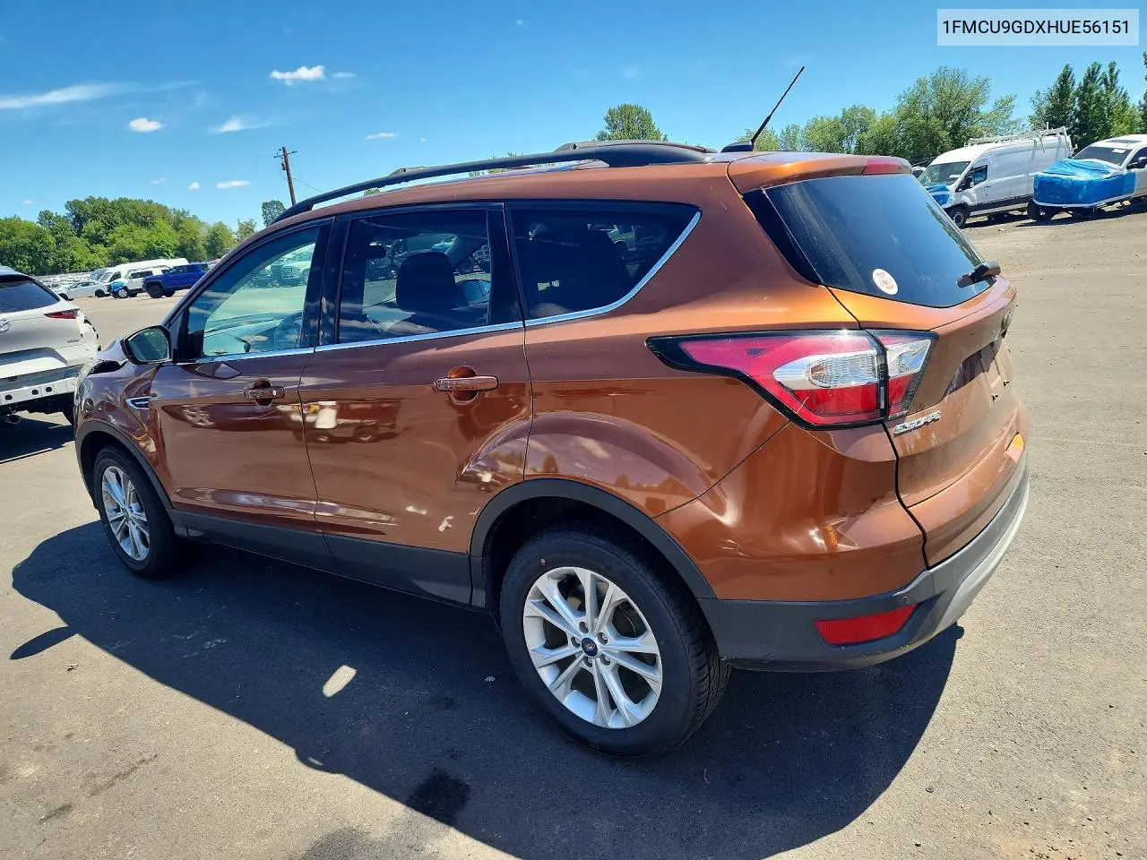 2017 Ford Escape Se VIN: 1FMCU9GDXHUE56151 Lot: 59717726