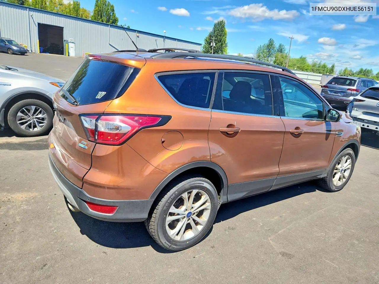 2017 Ford Escape Se VIN: 1FMCU9GDXHUE56151 Lot: 59717726