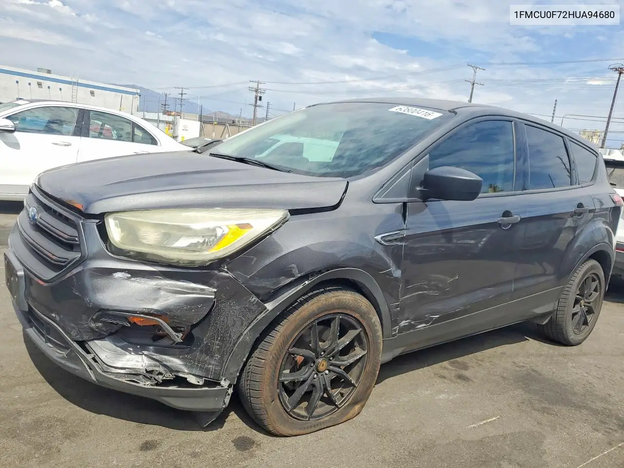 2017 Ford Escape S VIN: 1FMCU0F72HUA94680 Lot: 60800416