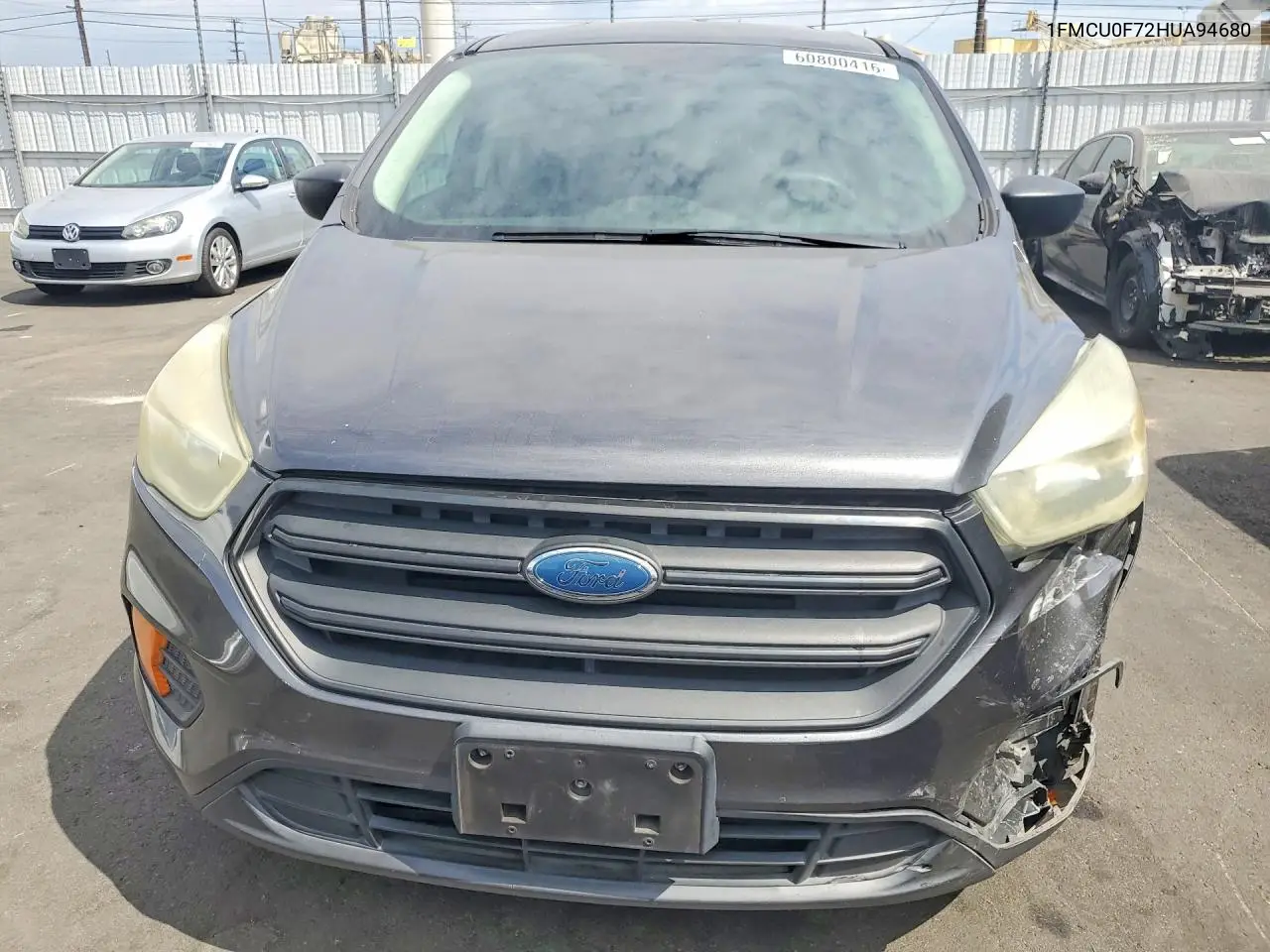 2017 Ford Escape S VIN: 1FMCU0F72HUA94680 Lot: 60800416