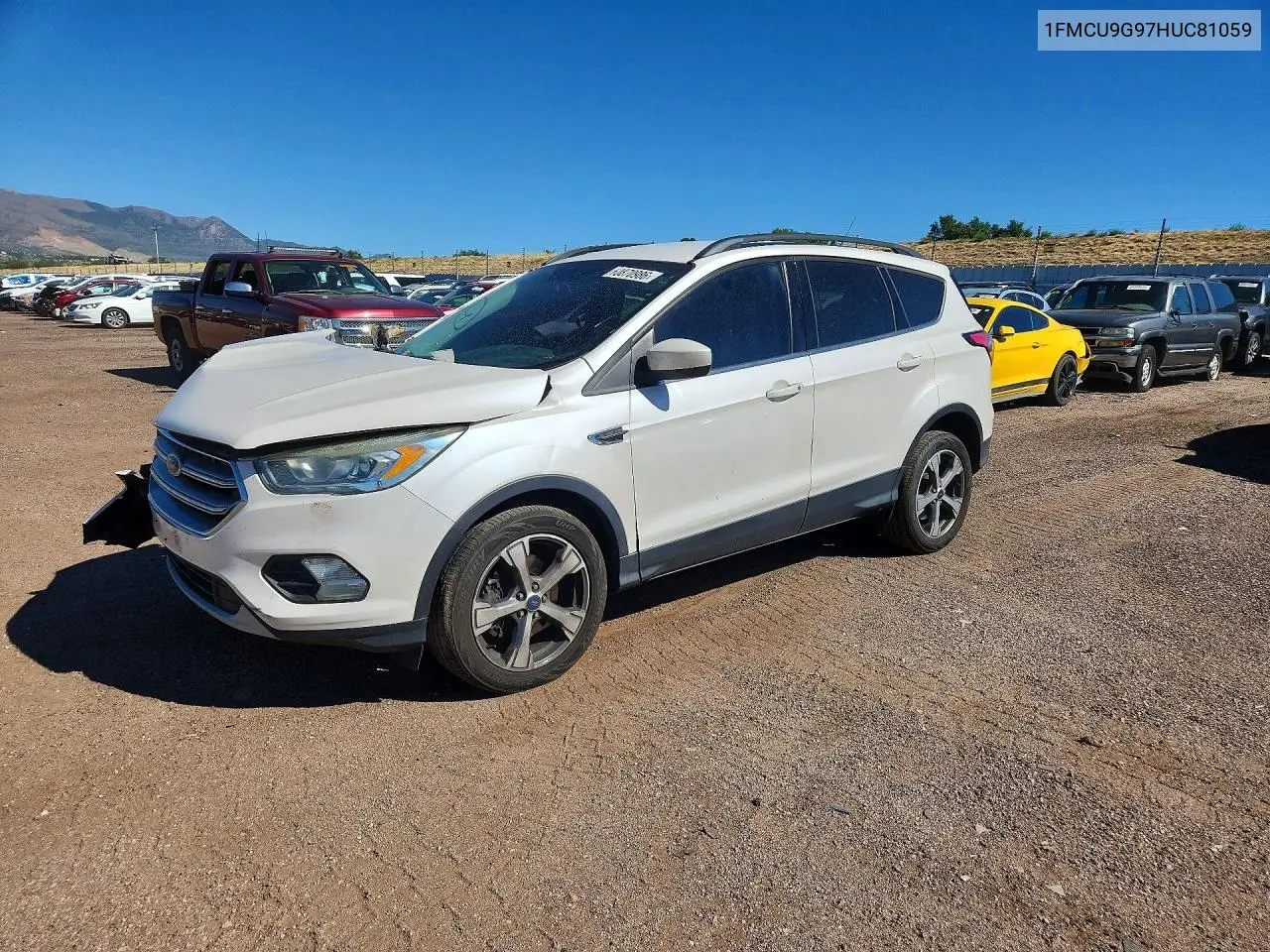 2017 Ford Escape VIN: 1FMCU9G97HUC81059 Lot: 60870986