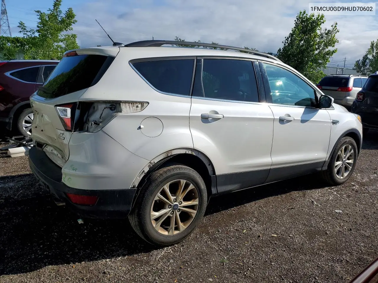 2017 Ford Escape Se VIN: 1FMCU0GD9HUD70602 Lot: 61301036