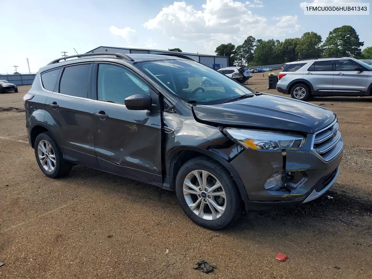 2017 Ford Escape Se VIN: 1FMCU0GD6HUB41343 Lot: 61318276