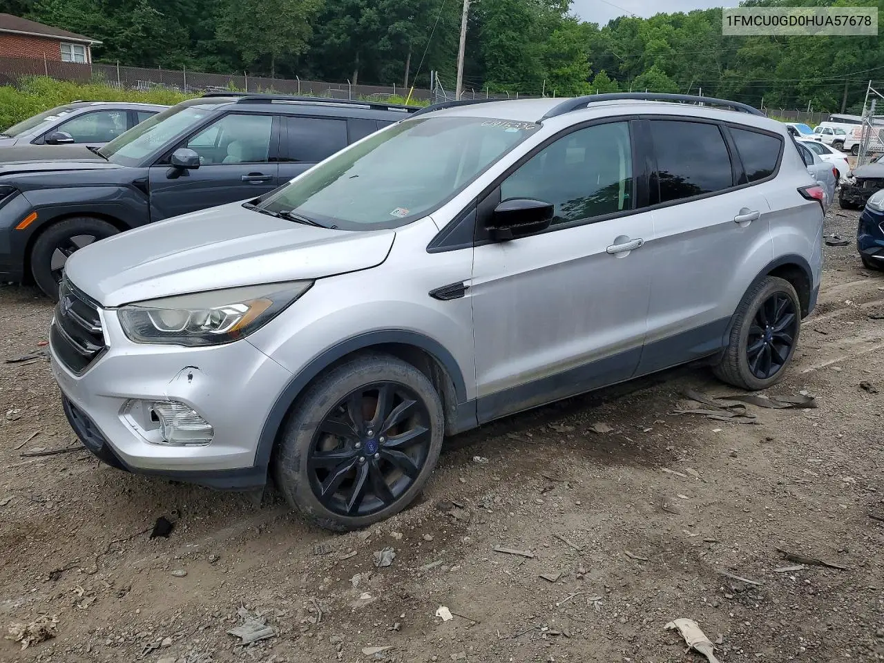 2017 Ford Escape VIN: 1FMCU0GD0HUA57678 Lot: 61915336