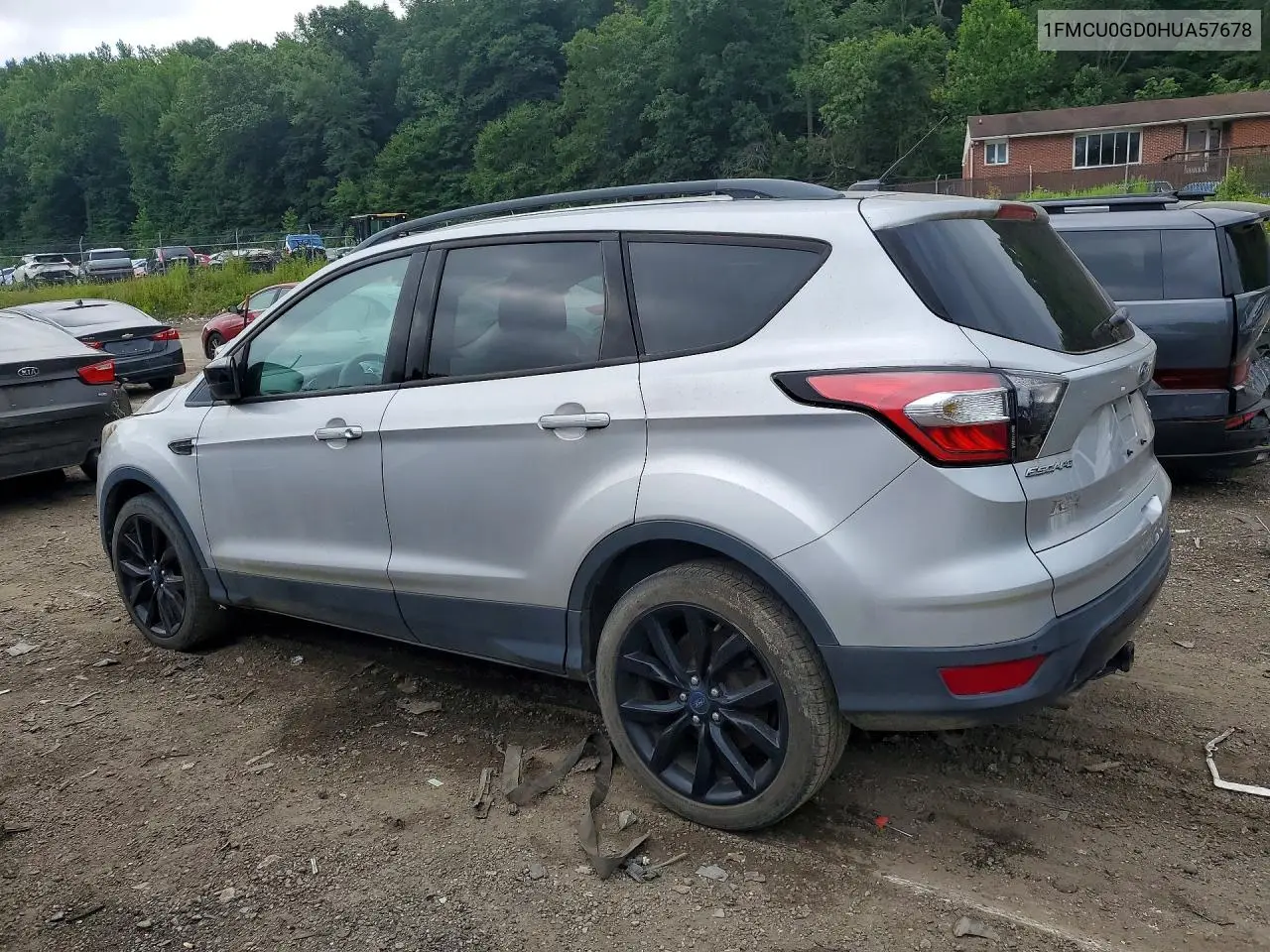 2017 Ford Escape VIN: 1FMCU0GD0HUA57678 Lot: 61915336
