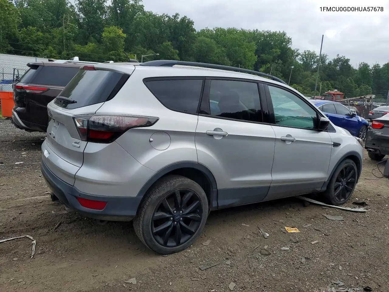 2017 Ford Escape VIN: 1FMCU0GD0HUA57678 Lot: 61915336