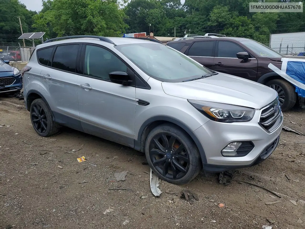 2017 Ford Escape VIN: 1FMCU0GD0HUA57678 Lot: 61915336