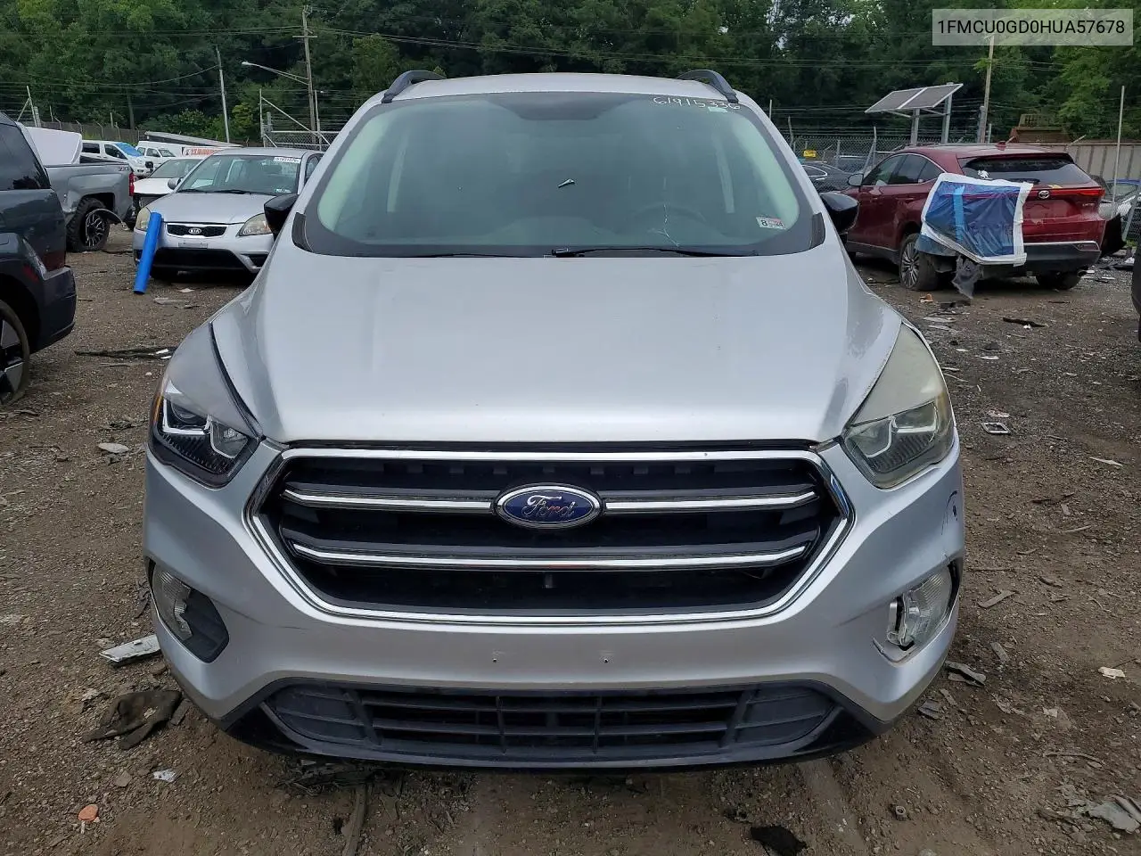 2017 Ford Escape VIN: 1FMCU0GD0HUA57678 Lot: 61915336