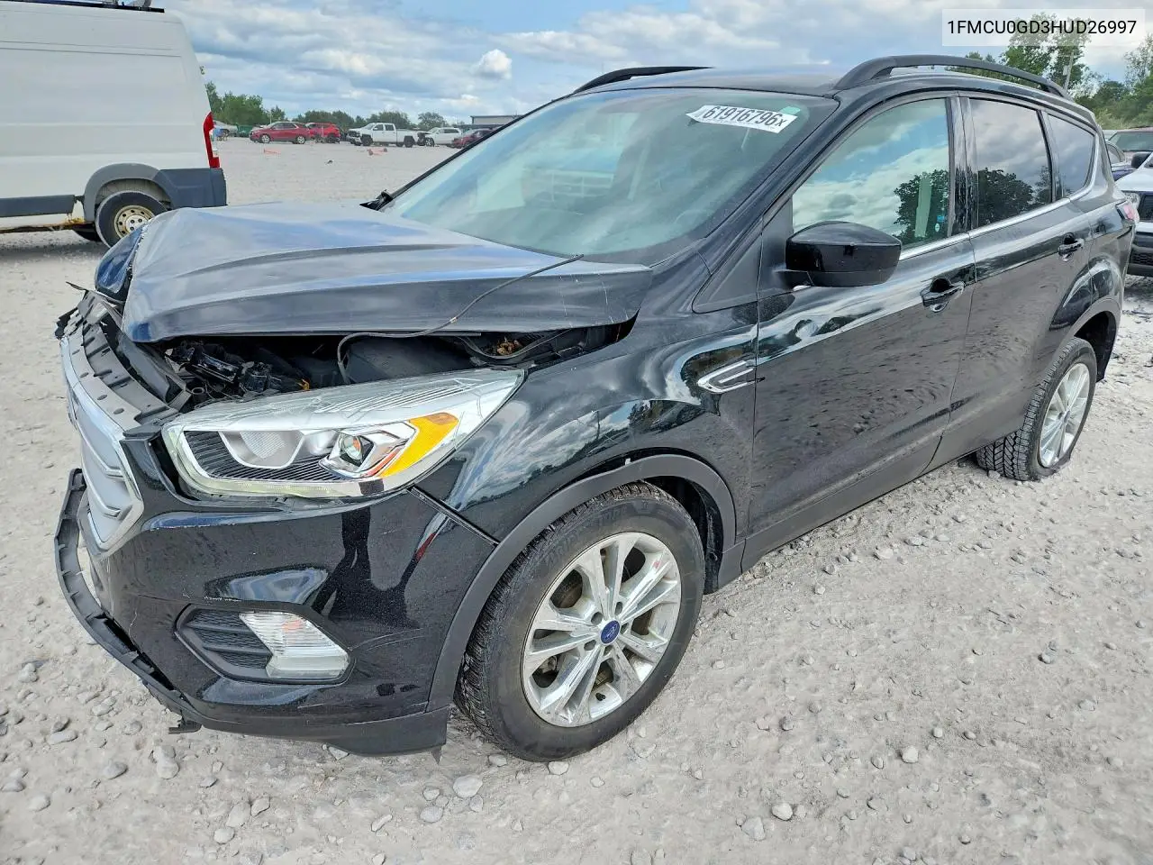 2017 Ford Escape Se VIN: 1FMCU0GD3HUD26997 Lot: 61916796