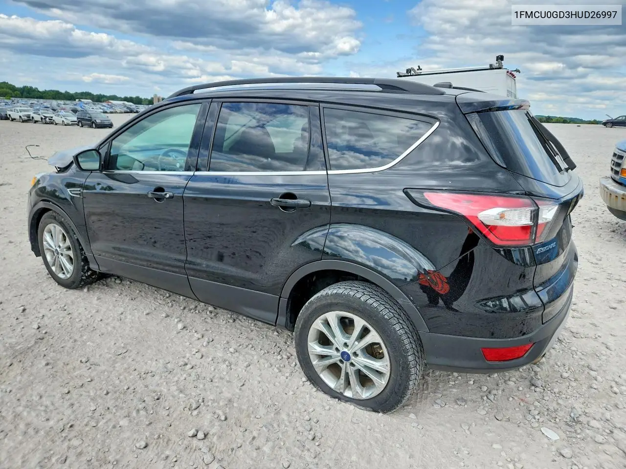 2017 Ford Escape Se VIN: 1FMCU0GD3HUD26997 Lot: 61916796