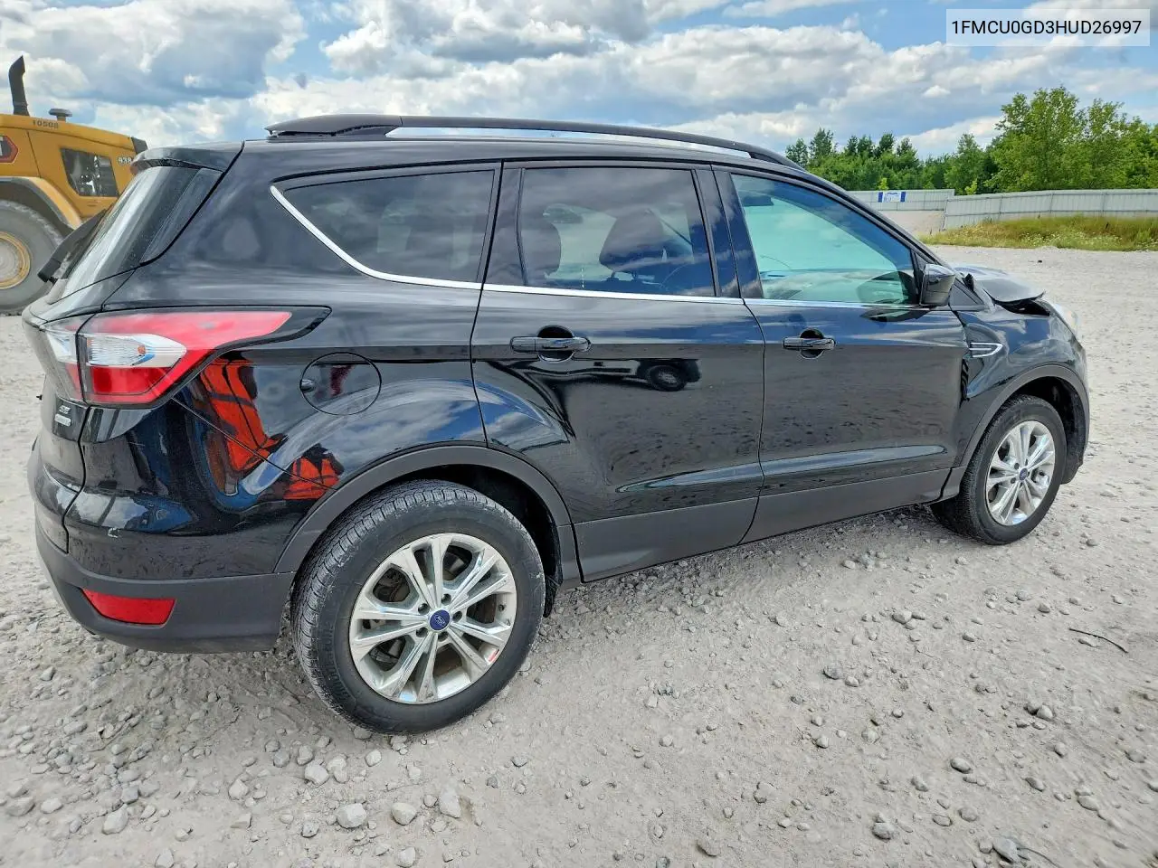 2017 Ford Escape Se VIN: 1FMCU0GD3HUD26997 Lot: 61916796