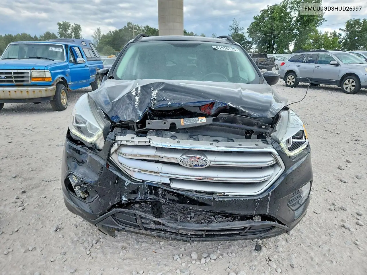 2017 Ford Escape Se VIN: 1FMCU0GD3HUD26997 Lot: 61916796