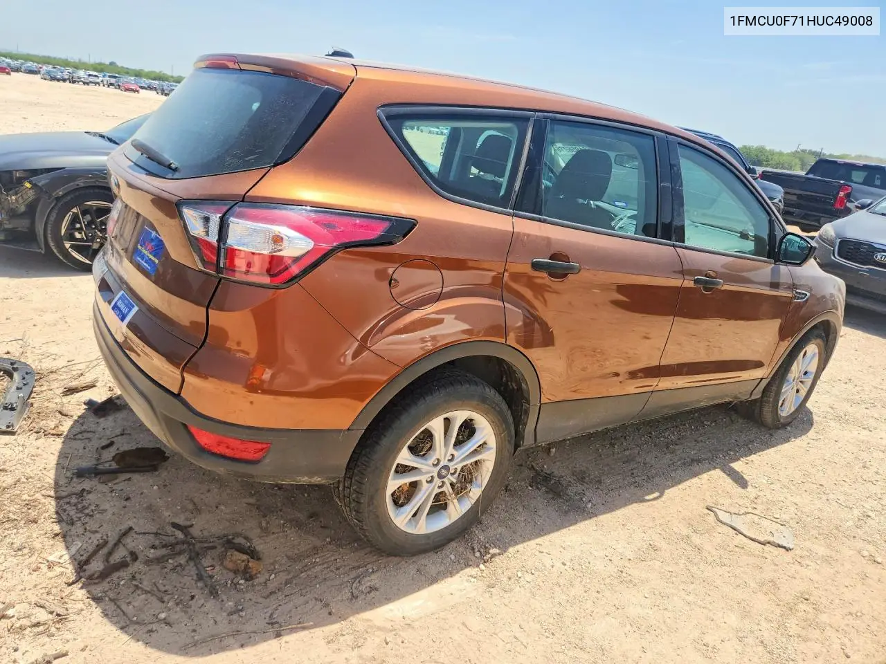 2017 Ford Escape S VIN: 1FMCU0F71HUC49008 Lot: 61956916