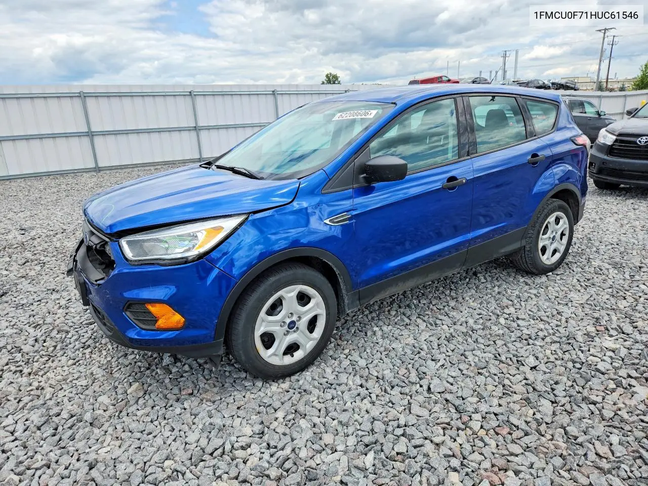 2017 Ford Escape S VIN: 1FMCU0F71HUC61546 Lot: 62208606