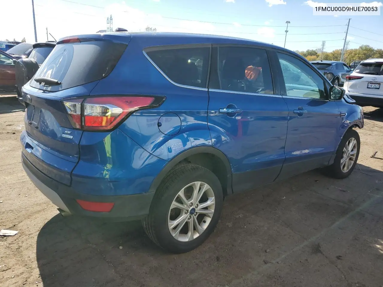 1FMCU0GD9HUE70053 2017 Ford Escape Se