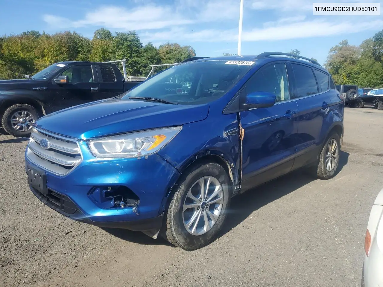 1FMCU9GD2HUD50101 2017 Ford Escape Se