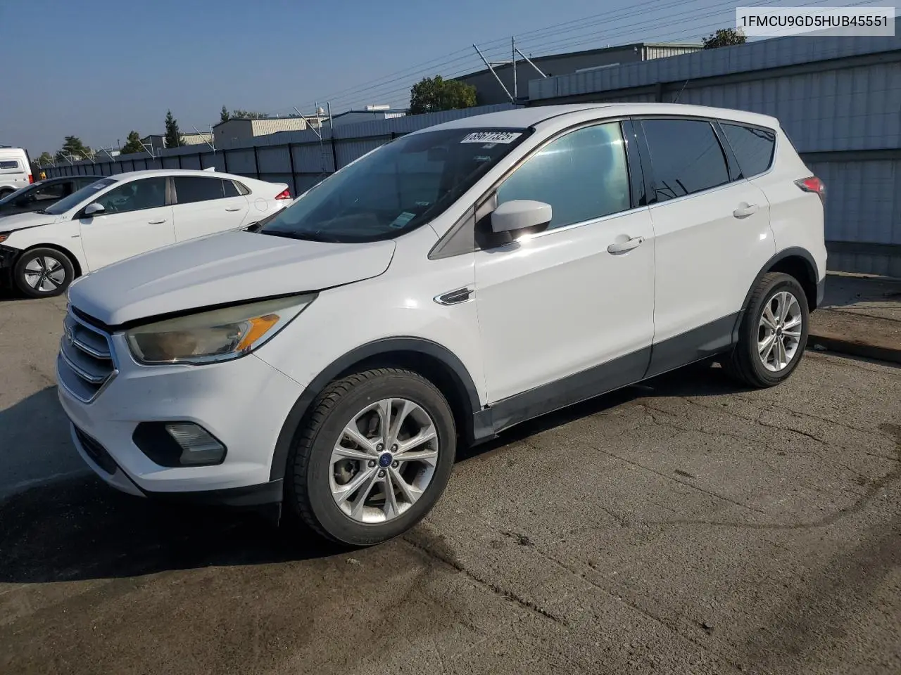 1FMCU9GD5HUB45551 2017 Ford Escape Se